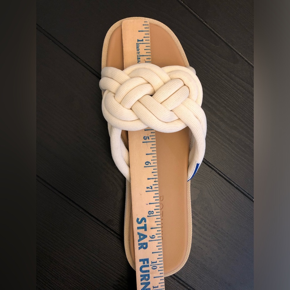 Rothy's Cream Braided Sandals 9.5 - Picture 11 of 11